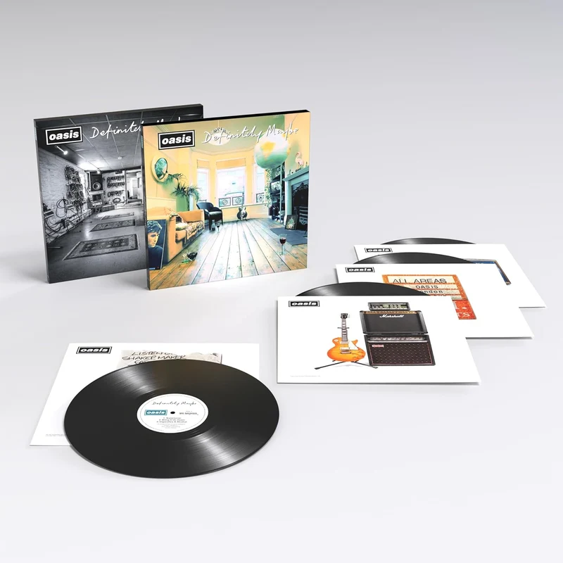 Caja Oasis x4 LP | Definitely Maybe [Limited Edition, 30th Anniversary]