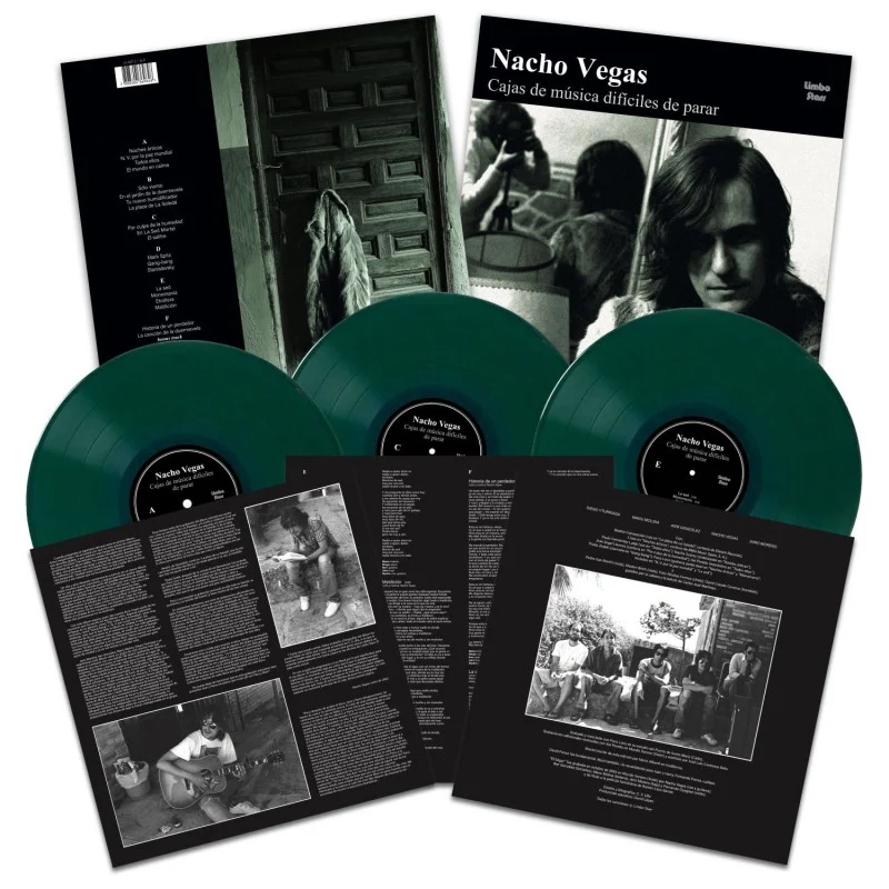 Nacho Vegas | Cajas De Música Difíciles De Parar [3xLP Edición Verde]
