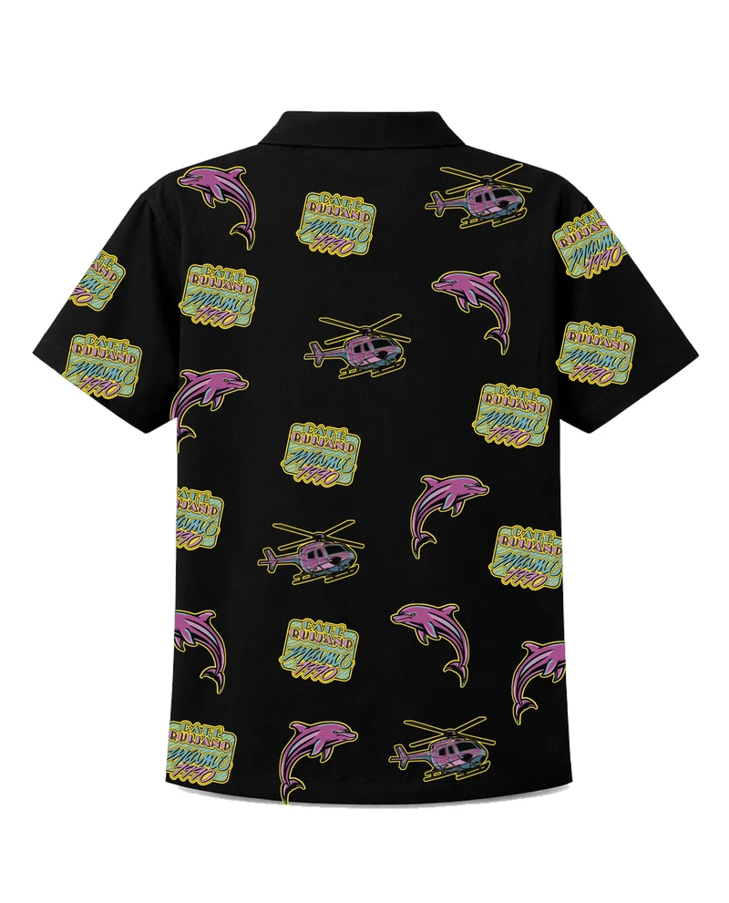 Café Quijano - Camisa Hawaiana Estampada