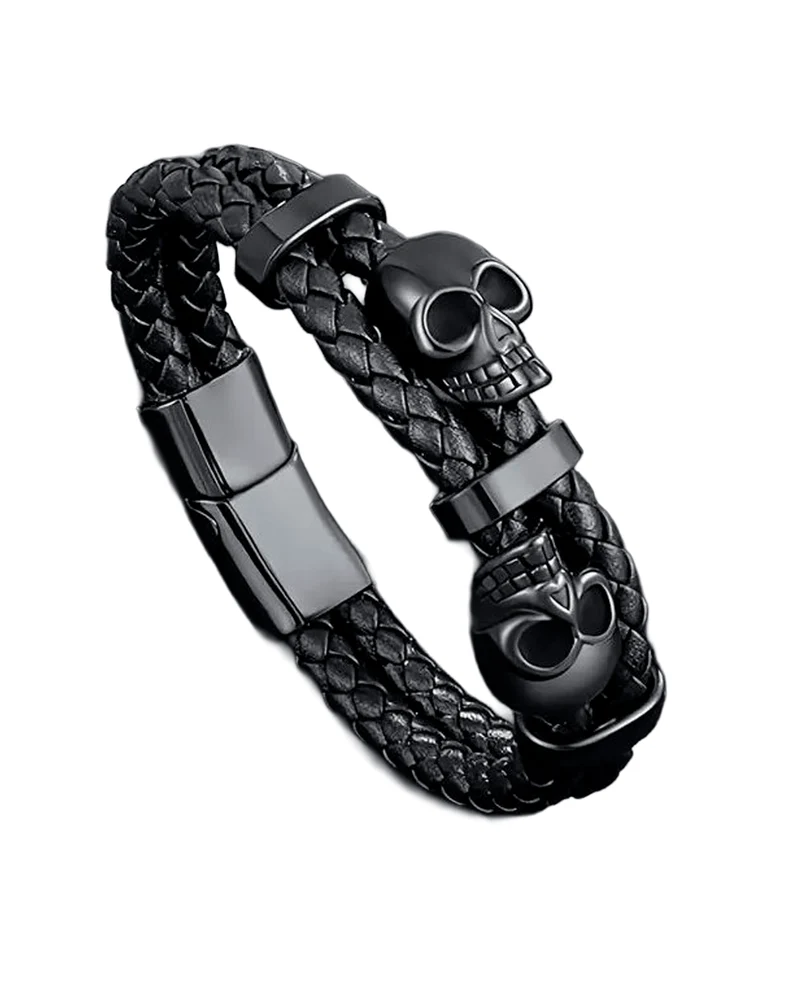 Music Legends - N111 Pulsera cierre en forma de calavera