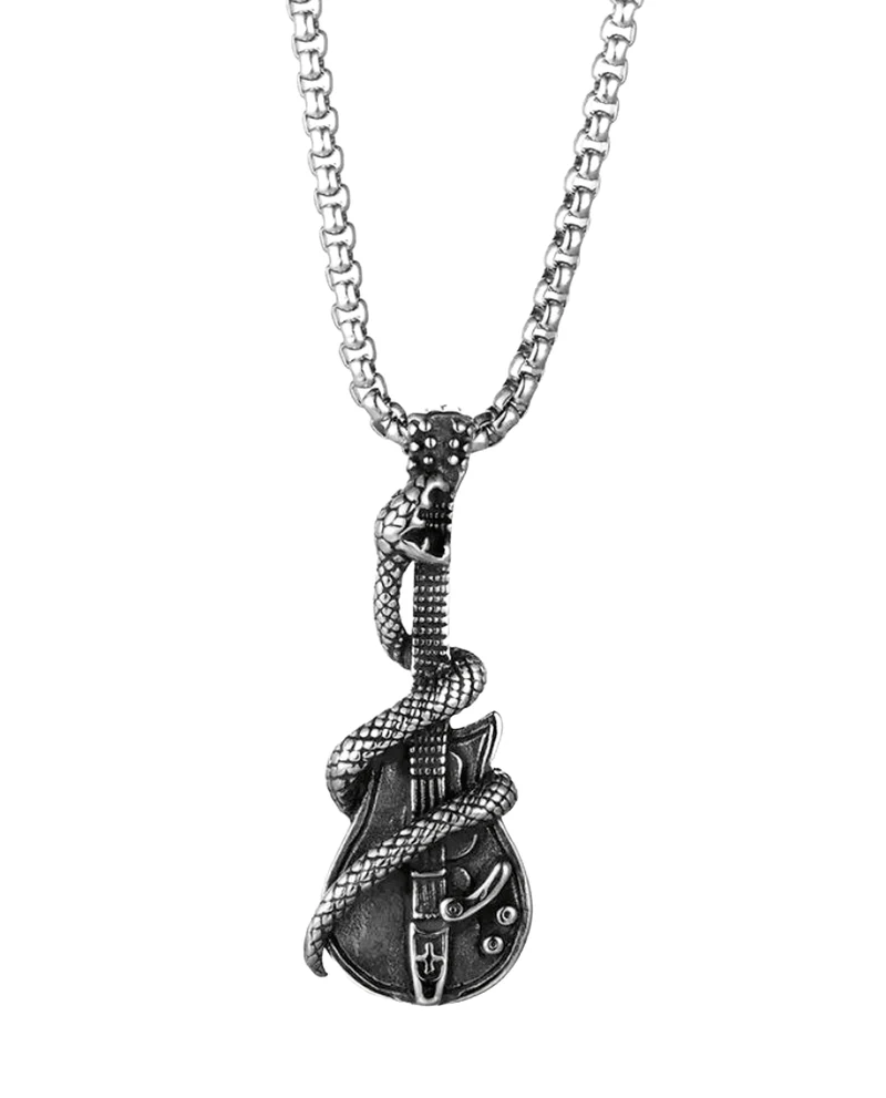 Music Legends - N74 Collar ajustable "Snake & Skull"