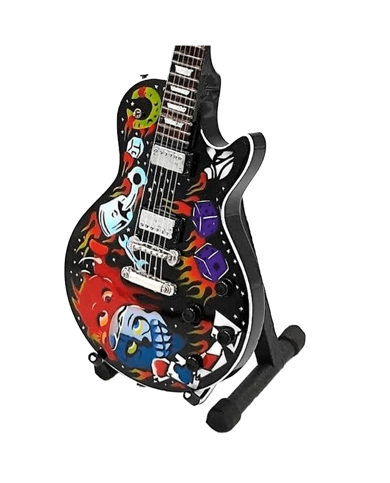 Music Legends - N3094 Mini Guitarra Artesanal de Colección (Años 80)