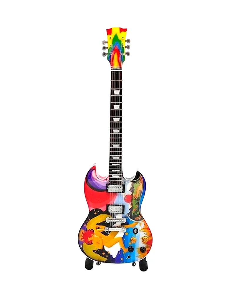 Music Legends - N765 Mini Guitarra Artesanal de Colección (Años 70)