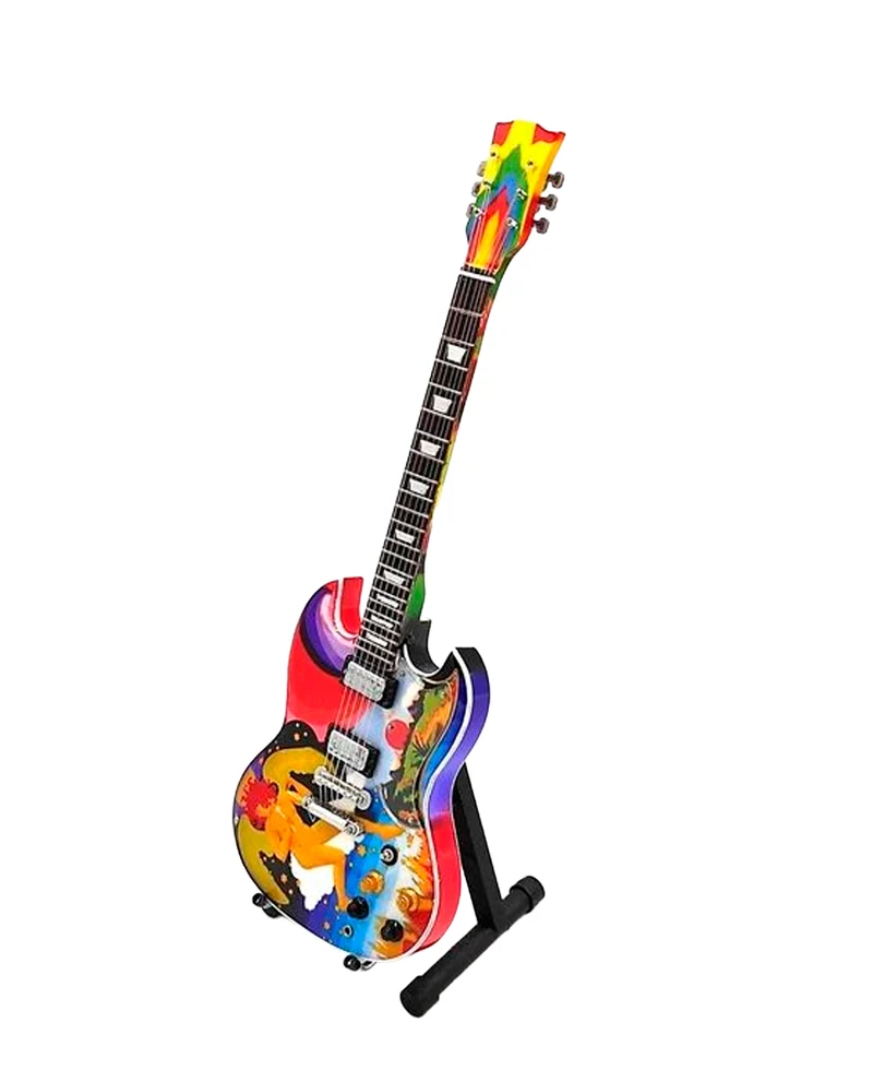 Music Legends - N765 Mini Guitarra Artesanal de Colección (Años 70)