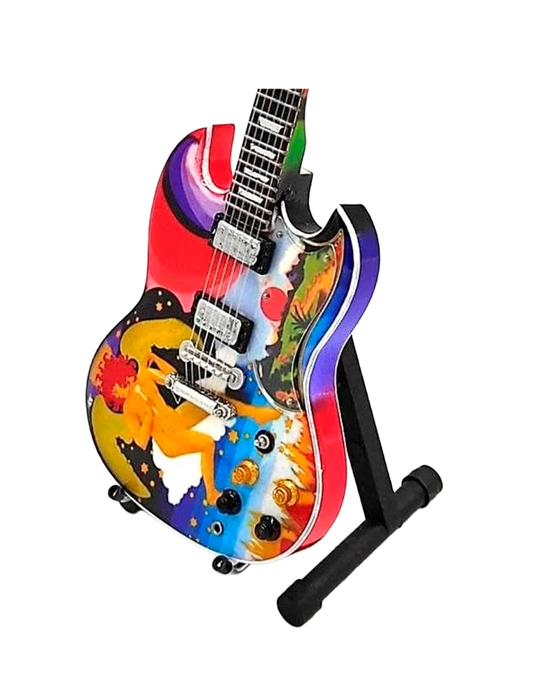Music Legends - N765 Mini Guitarra Artesanal de Colección (Años 70)