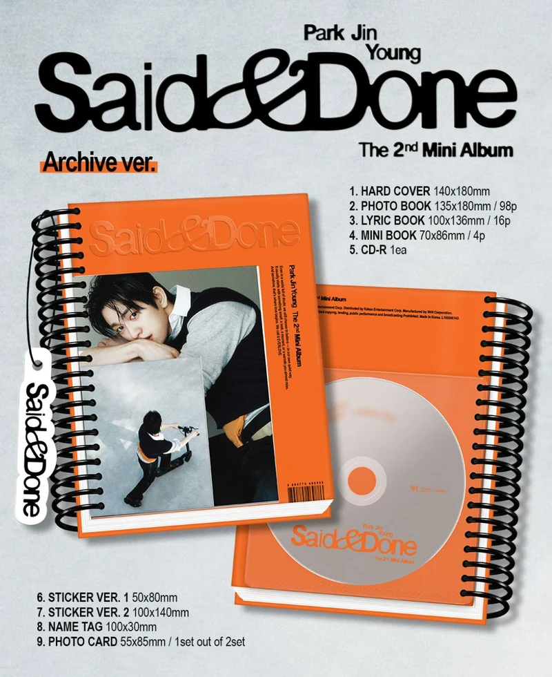PARK JIN YOUNG (GOT7) - SAID & DONE