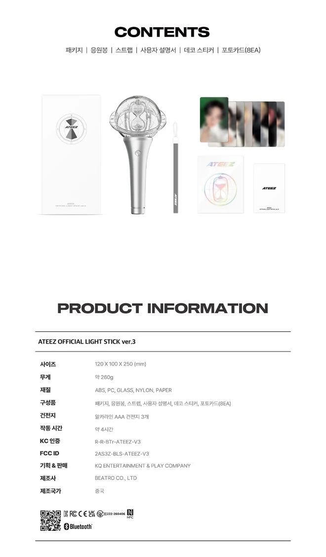 ATEEZ - LIGHT STICK OFICIAL VER.3