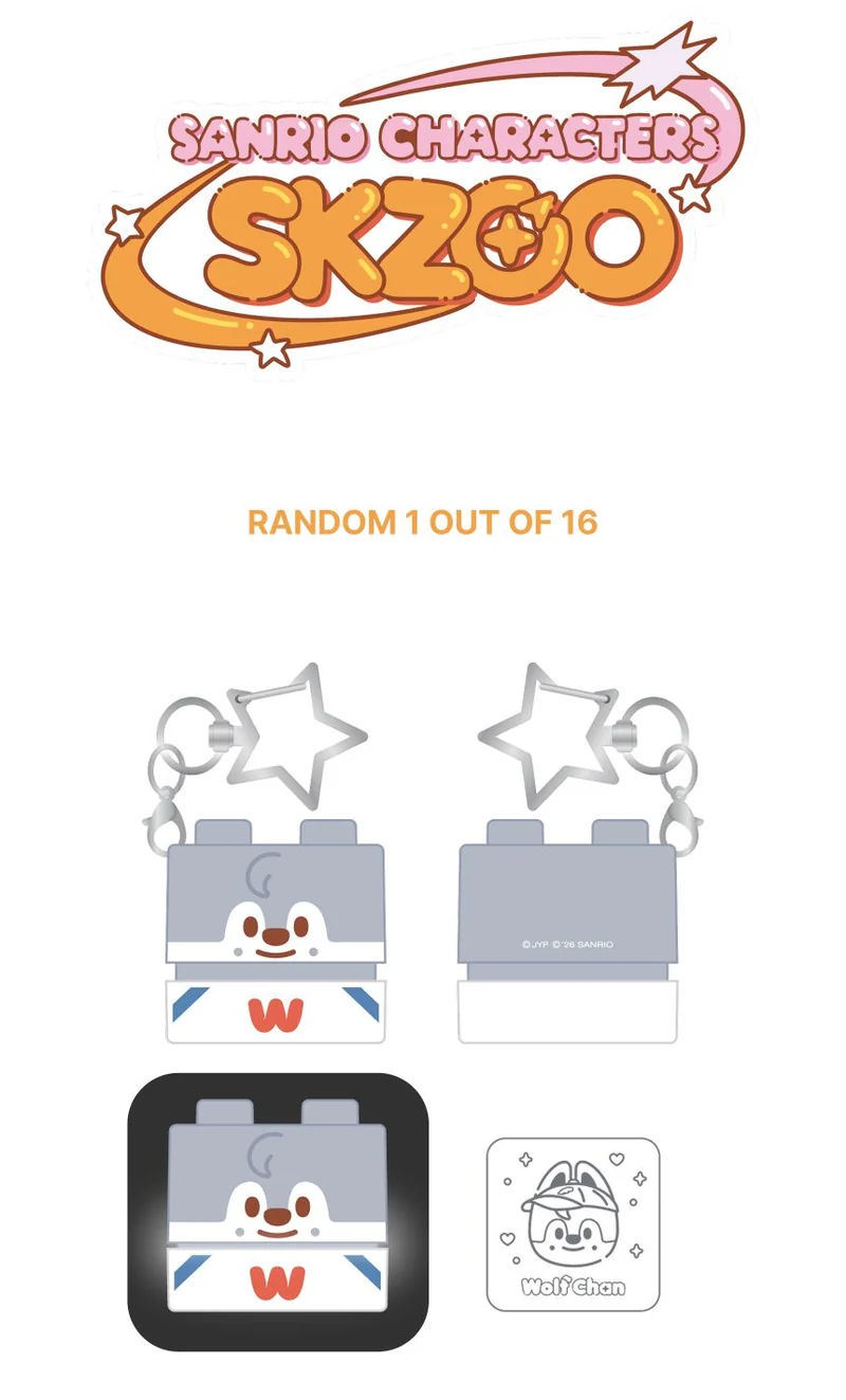 STRAY KIDS - SKZOO X SANRIO CHARACTERS MD 3