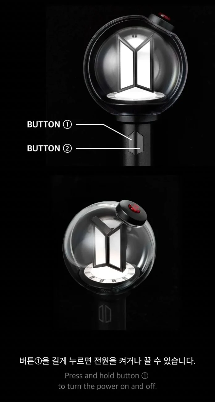 BTS - OFFICIAL LIGHT STICK VER.4 KEYRING