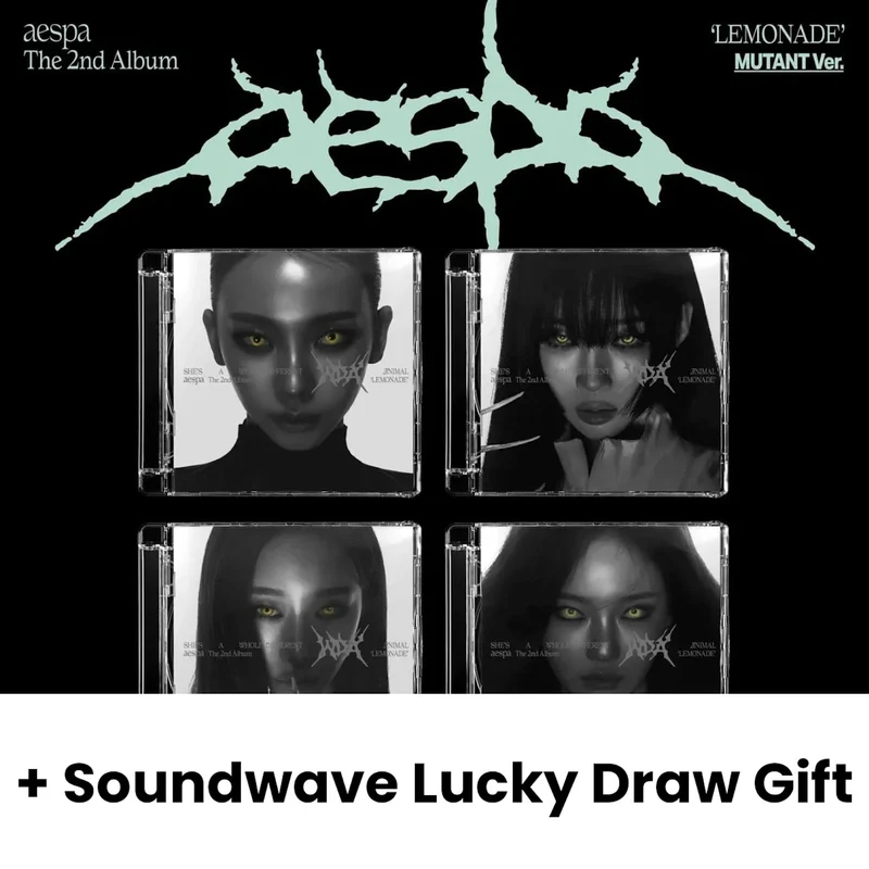 AESPA - LEMONADE (MUTANT VER.) + Soundwave Lucky Draw Gift