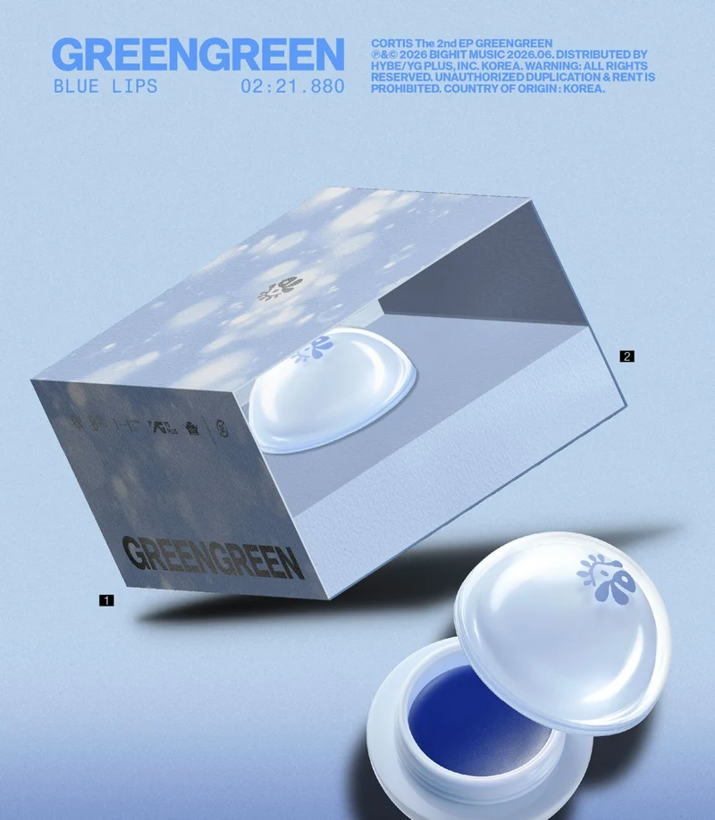 CORTIS - GREENGREEN ('BLUE LIPS' LIP BALM VER.)