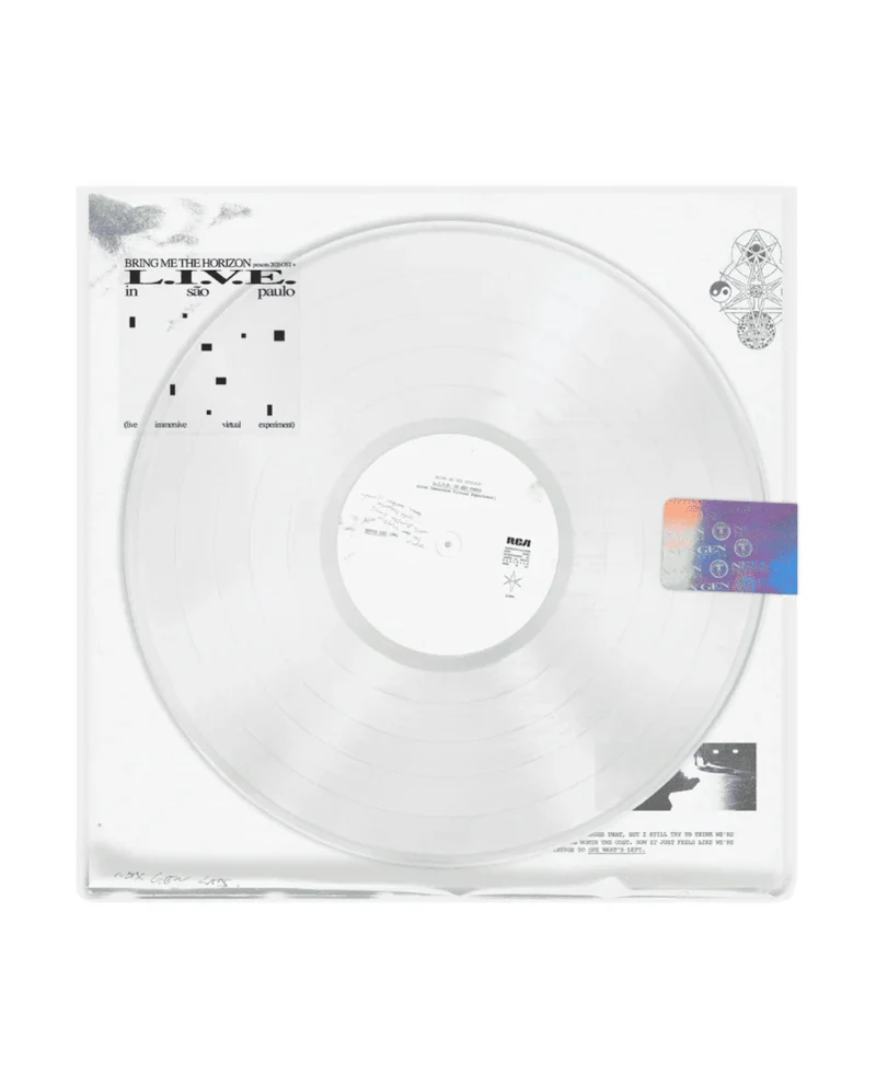 Bring me the Horizon - 2LP Vinilo Traslúcido "L.I.V.E. in Sao Paulo (Live Inmersive Virtual Experiment"