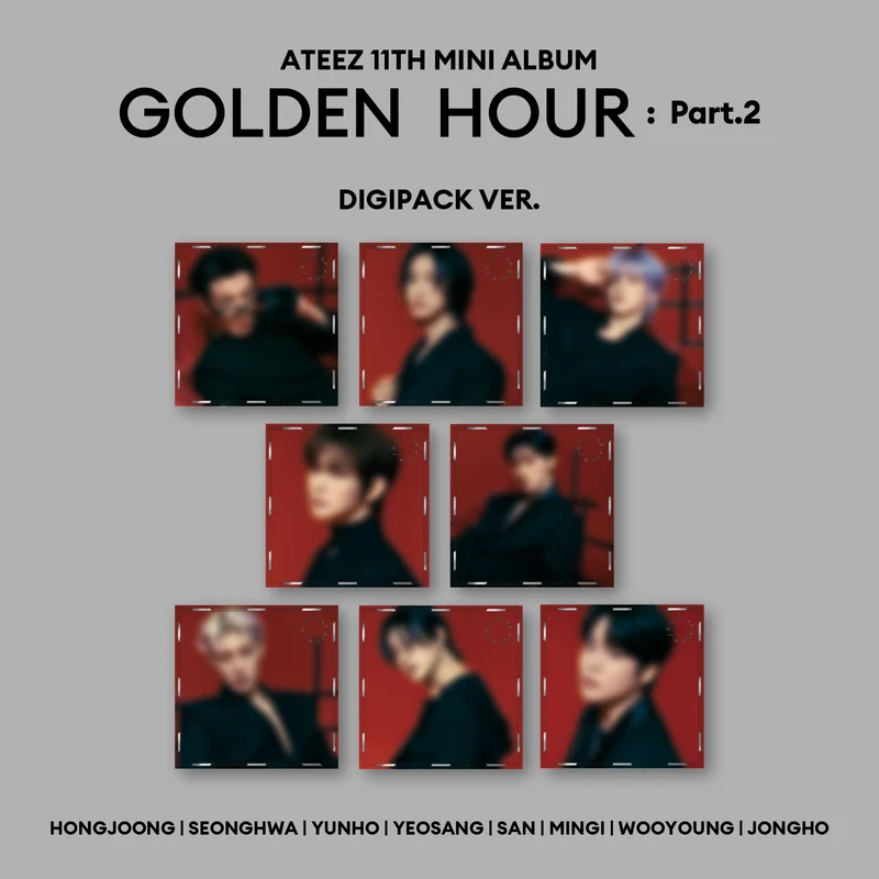 ATEEZ 11th Mini Album [GOLDEN HOUR : Part.2] (Digipack Ver.)