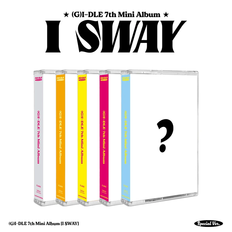 I-DLE 7th Mini Album [I SWAY] (CASETTE LIMITED) + 2 RN POB