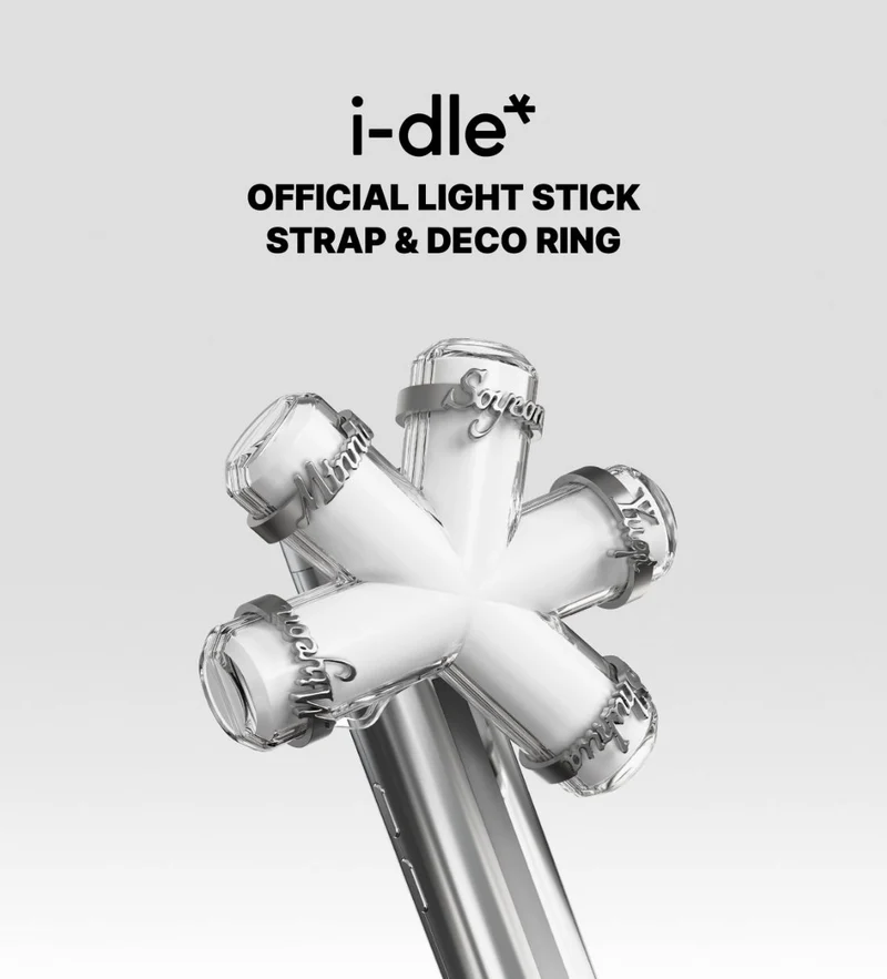 I-DLE - OFFICIAL LIGHT STICK VER. 3 STRAP & DECO RING