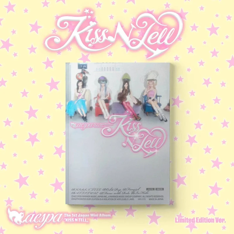 AESPA - KISS N TELL (THE 1ST JAPAN MINI ALBUM)