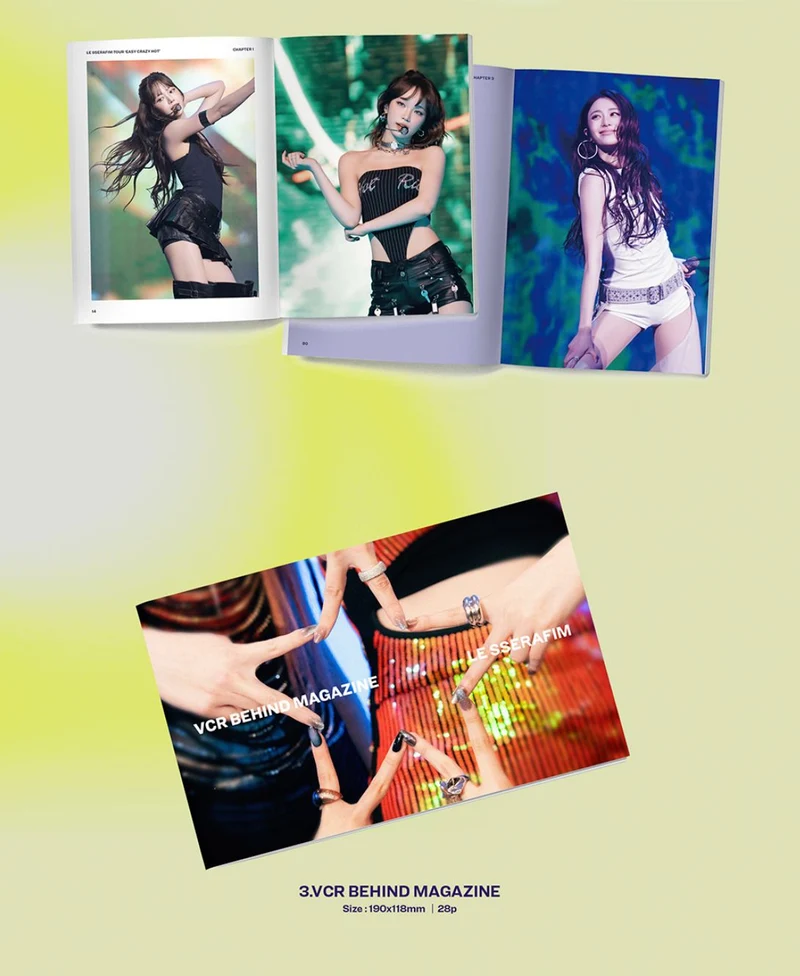 LE SSERAFIM - TOUR 'EASY CRAZY HOT' ENCORE IN SEOUL (DIGITAL CODE) + Accordion Postcard