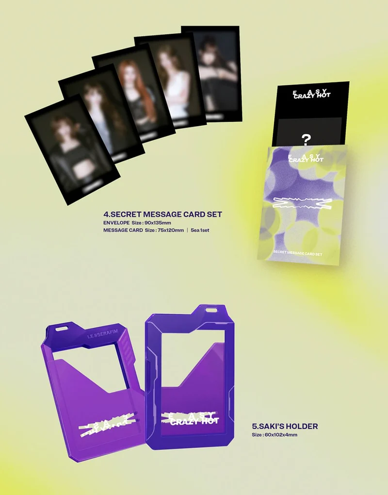 LE SSERAFIM - TOUR 'EASY CRAZY HOT' ENCORE IN SEOUL (DIGITAL CODE) + Accordion Postcard