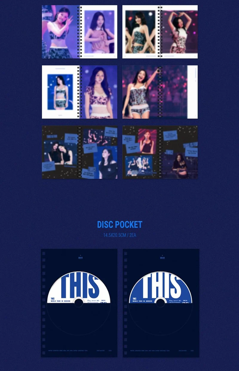 TWICE - 'THIS IS FOR' WORLD TOUR IN INCHEON (DVD & BLU-RAY) + Original Ticket