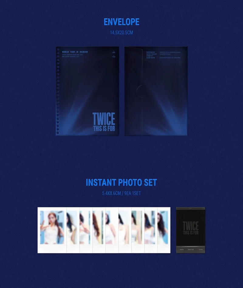 TWICE - 'THIS IS FOR' WORLD TOUR IN INCHEON (DVD & BLU-RAY) + Original Ticket