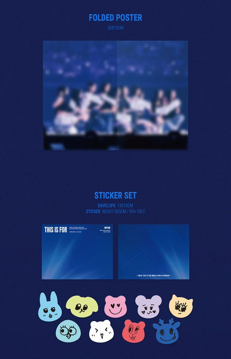 TWICE - 'THIS IS FOR' WORLD TOUR IN INCHEON (DVD & BLU-RAY) + Original Ticket