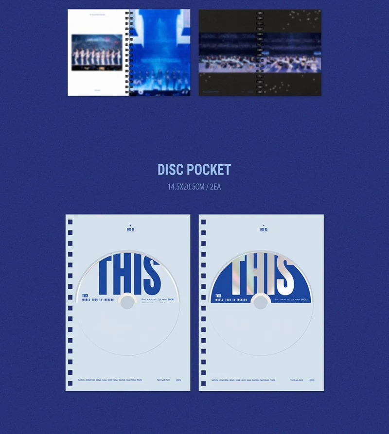 TWICE - 'THIS IS FOR' WORLD TOUR IN INCHEON (DVD & BLU-RAY) + Original Ticket