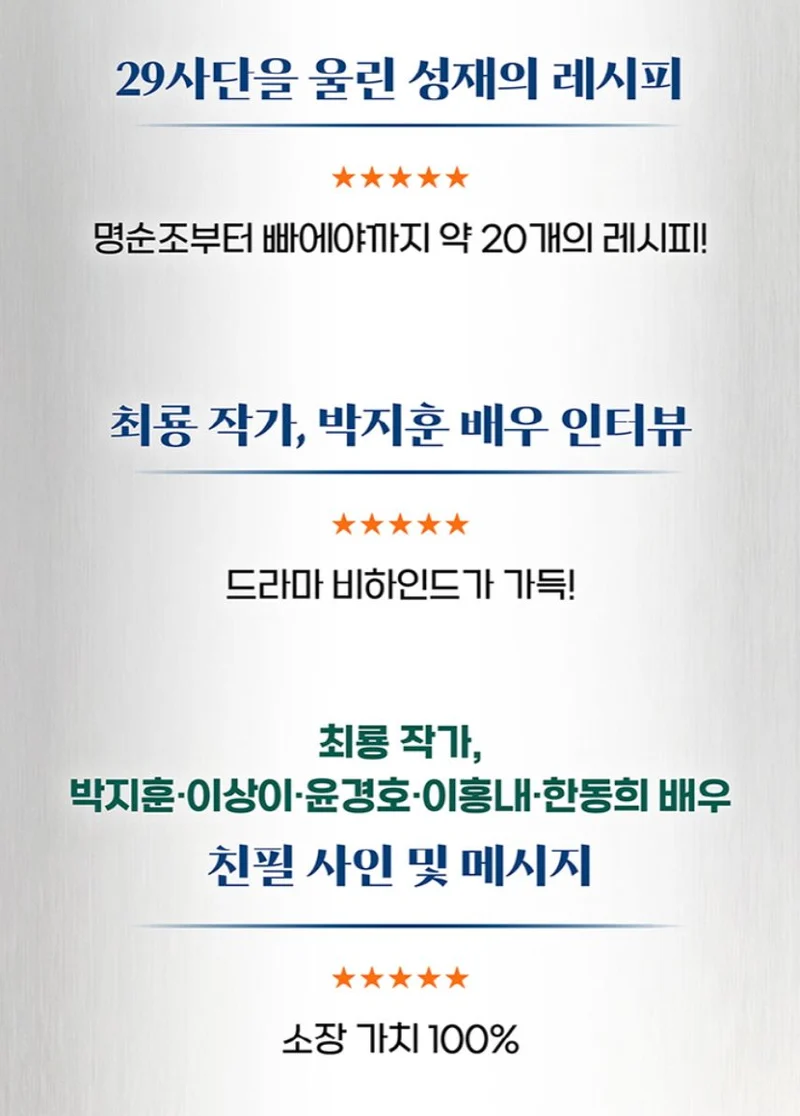 THE LEGEND OF KITCHEN SOLDIER - SCRIPT BOOK SET