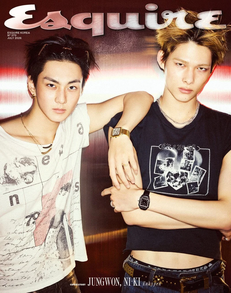 JUNGWON & NI-KI (ENHYPEN) - ESQUIRE
