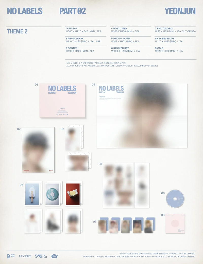 YEONJUN (TXT) - NO LABELS: PART 02 + BDM Gift