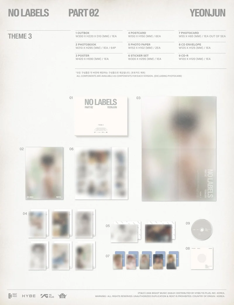 YEONJUN (TXT) - NO LABELS: PART 02 + BDM Gift