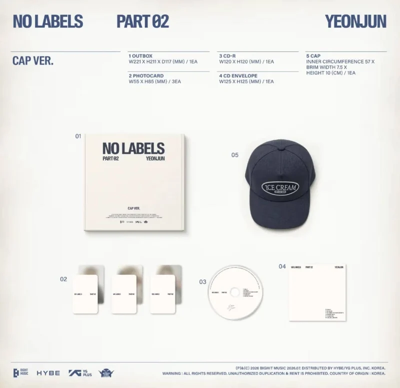 YEONJUN (TXT) - NO LABELS: PART 02 (CAP VER.)