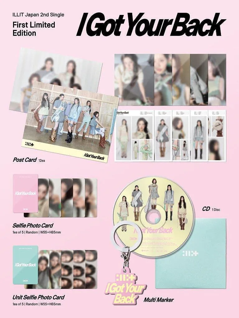 ILLIT - I GOT YOUR BACK (JAPAN 2ND SINGLE) + Weverse Gift