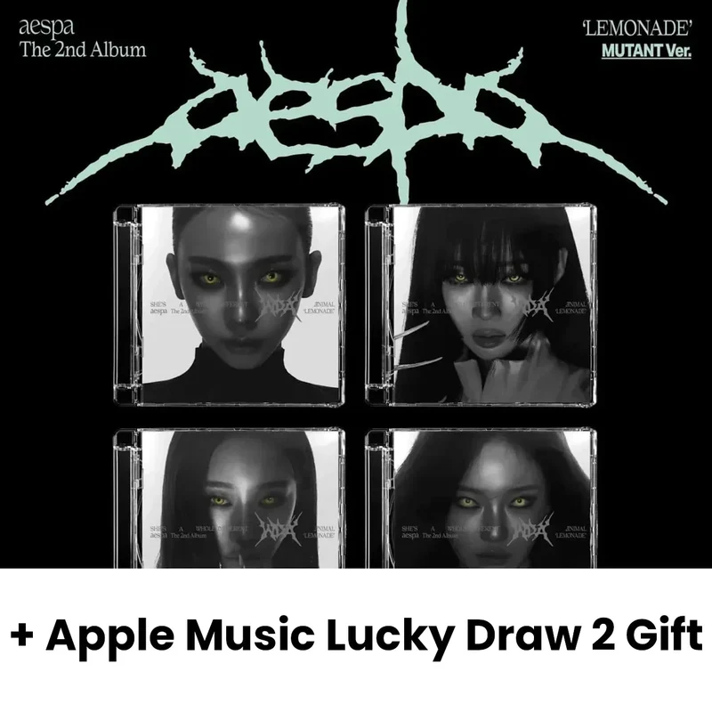 AESPA - LEMONADE (MUTANT VER.) + Apple Music Lucky Draw 2 Gift