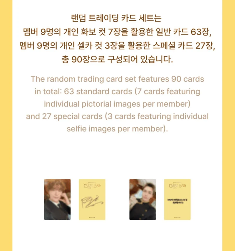 SEVENTEEN - TRADING CARD SET (2026 SVT 10TH FAN MEETING 'SEVENTEEN in CARAT LAND')