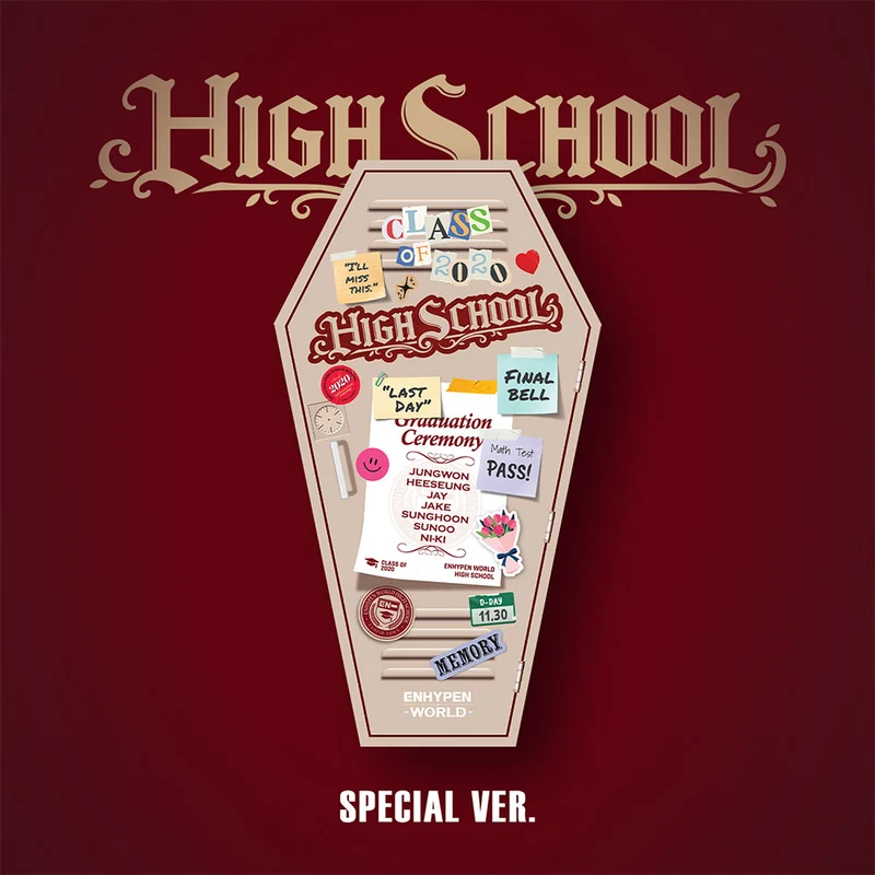 ENHYPEN - ENHYPEN WORLD COUPON CARD COLLECTION (HIGH SCHOOL SPECIAL ver.)