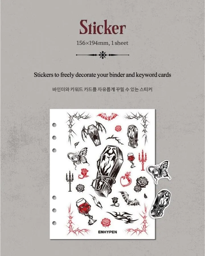 ENHYPEN - LYRICS GUIDE BINDER BOOK
