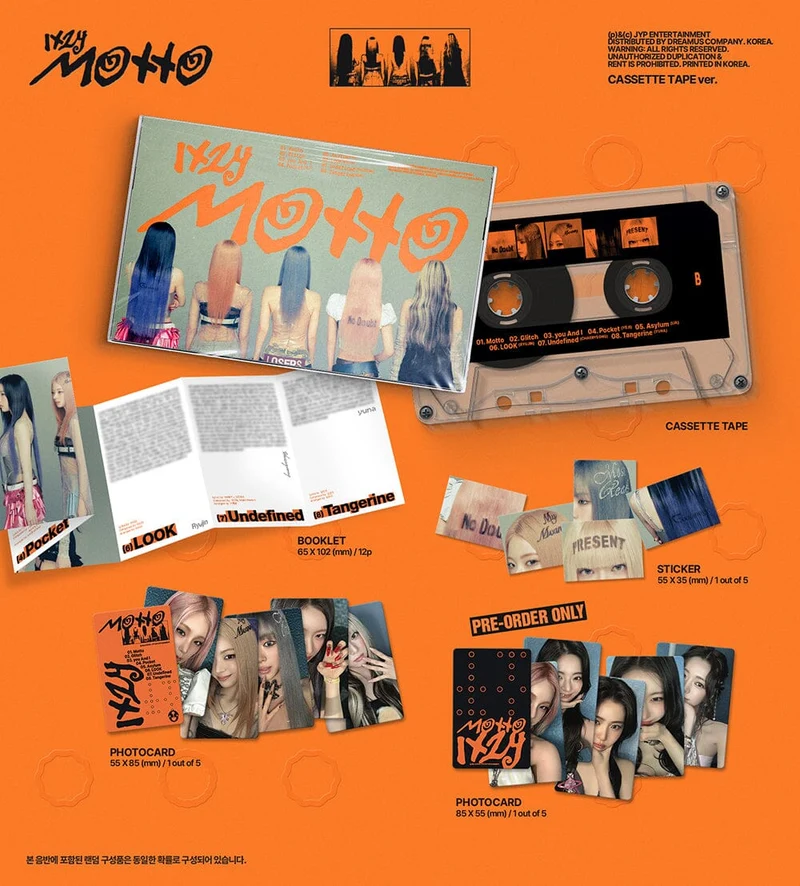 ITZY - MOTTO (CASSETTE TAPE VER.)