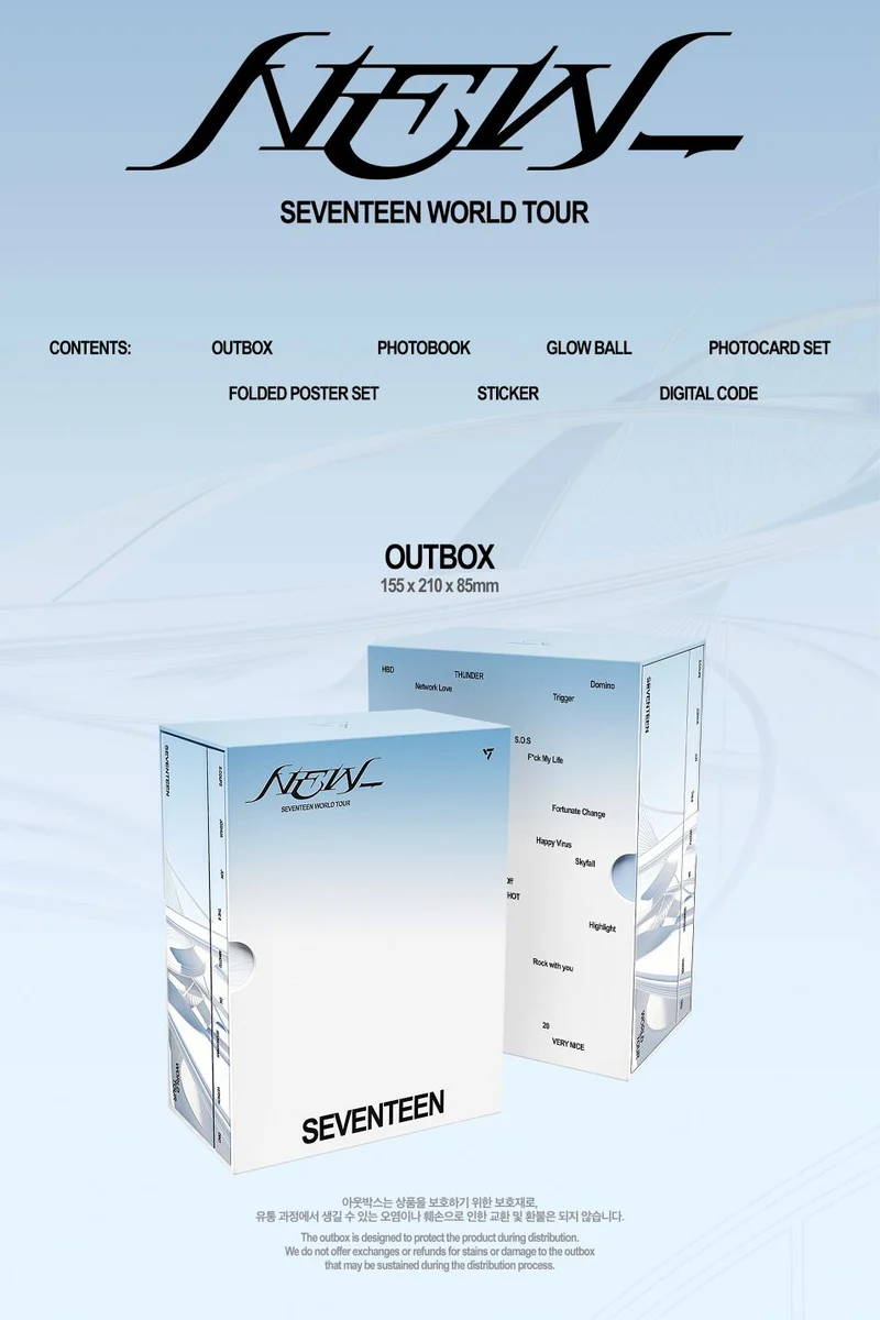 SEVENTEEN - SEVENTEEN WORLD TOUR 'NEW_' (DIGITAL CODE) + Special Gift