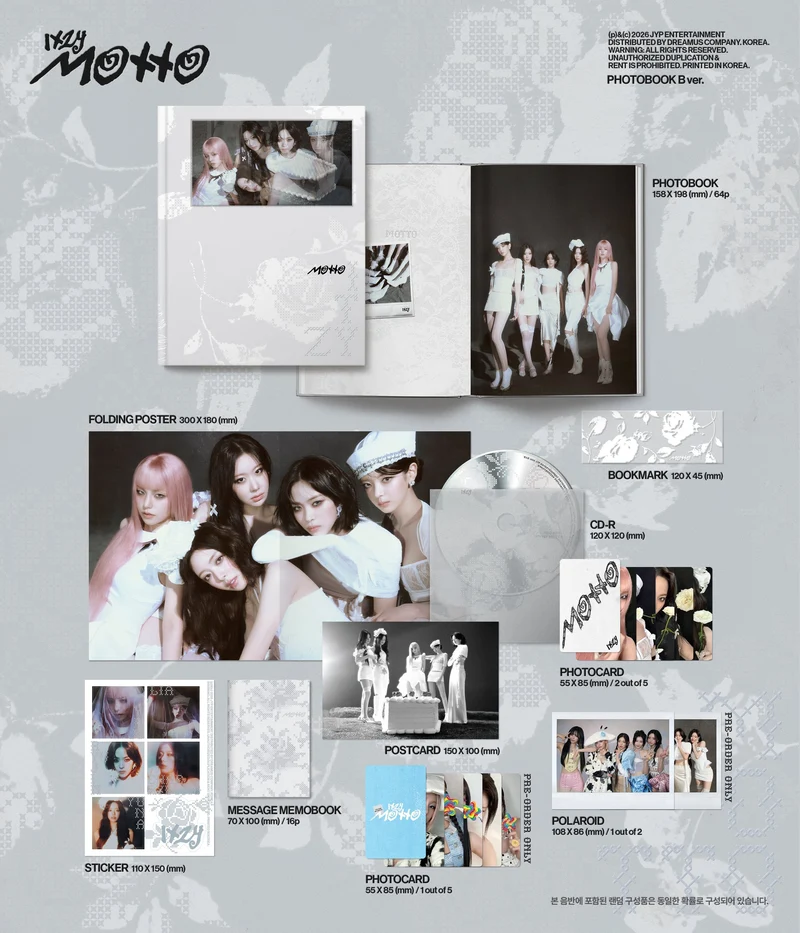 ITZY - MOTTO (PHOTOBOOK VER.) + Apple Music Gift