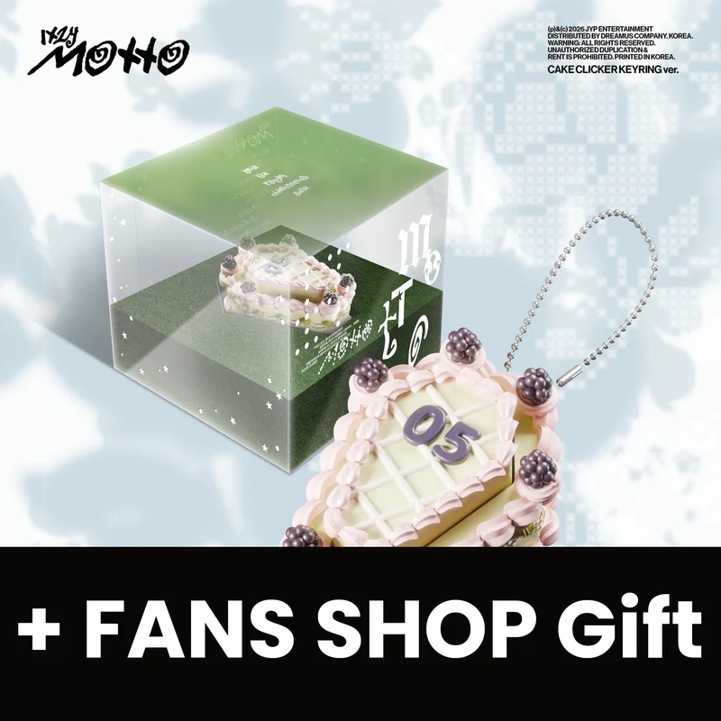 ITZY - MOTTO (CAKE CLICKER KEYRING VER.) + FANS SHOP Gift