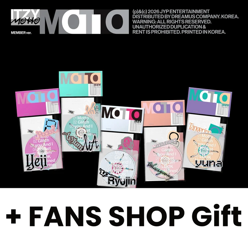 ITZY - MOTTO (MEMBER VER.) + FANS SHOP Gift
