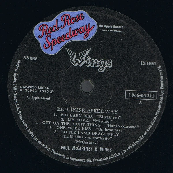 Paul McCartney And Wings | Red Rose Speedway