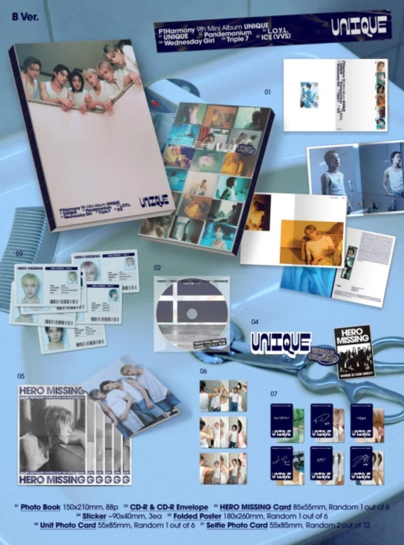 P1HARMONY - UNIQUE (PHOTO BOOK VER.)