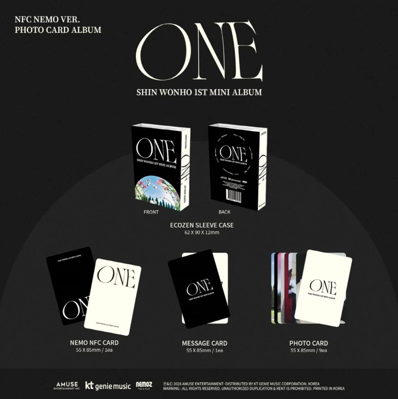 SHIN WONHO (CROSS GENE) - ONE (NEMO VER.)