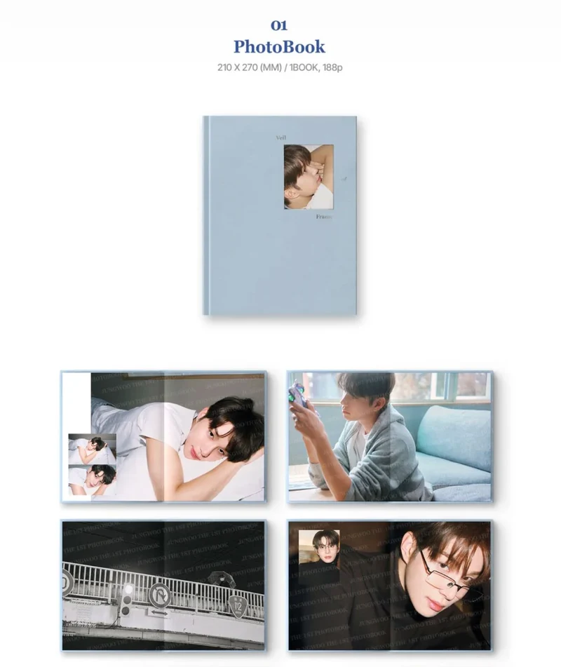 JUNGWOO (NCT) - VEIL OF FRAME (PHOTOBOOK)