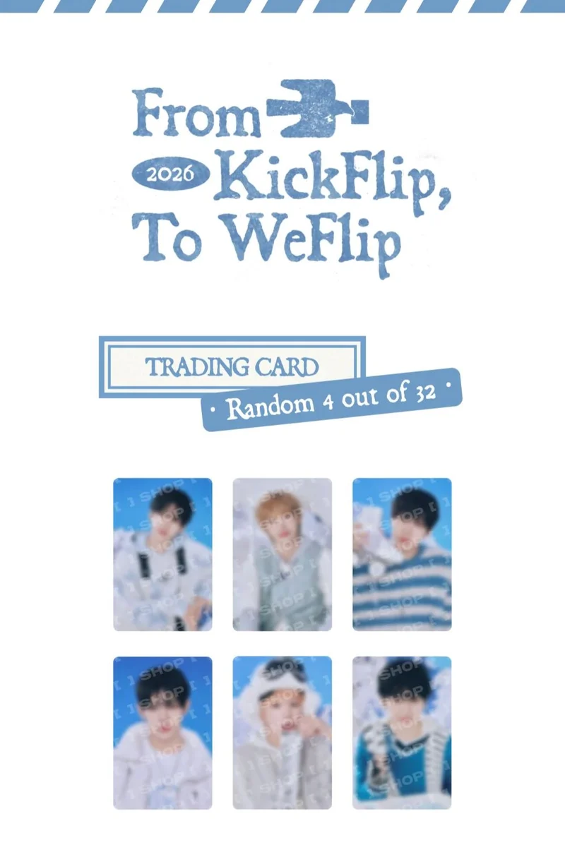 KICKFLIP - TRADING CARD (FROM KICKFLIP, TO WEFLIP)