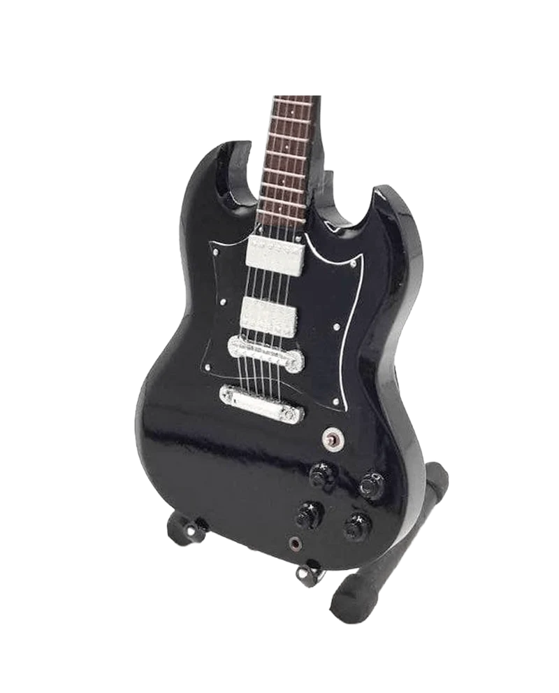 Music Legends - N3193 Mini Guitarra Artesanal de Colección (Años 80)