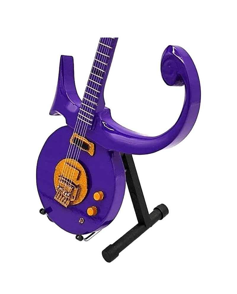 Music Legends - N2349 Mini Guitarra Artesanal de Colección (Años 80)
