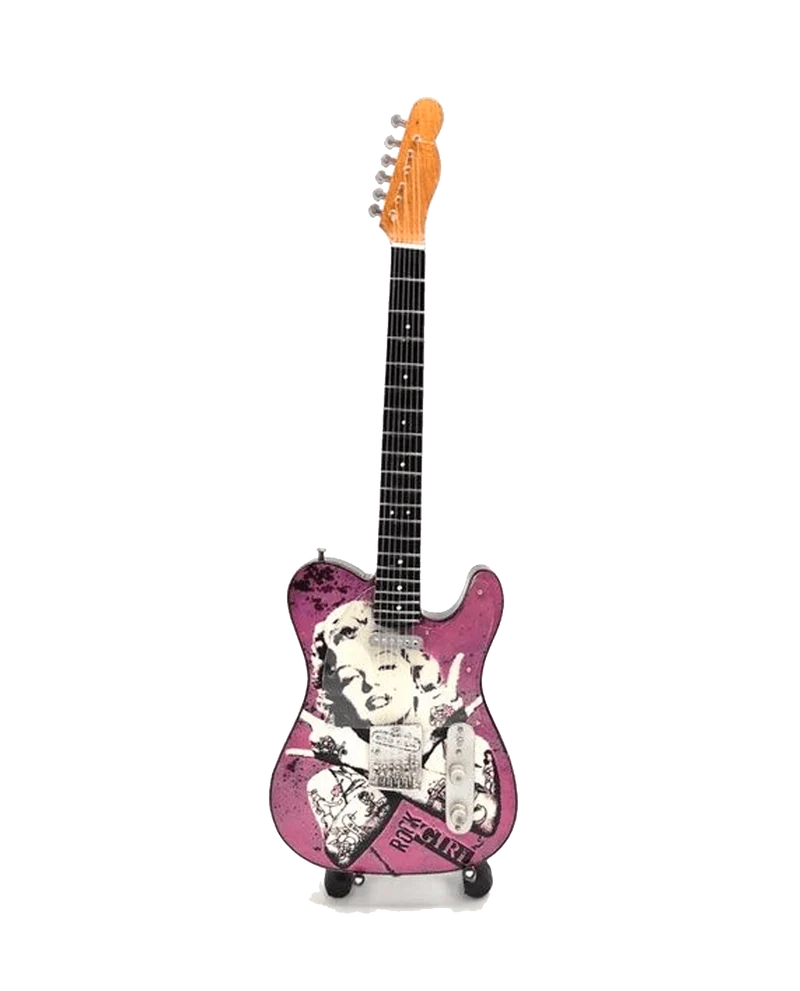 Music Legends - N8167 Mini Guitarra Artesanal de Colección (Años 60)