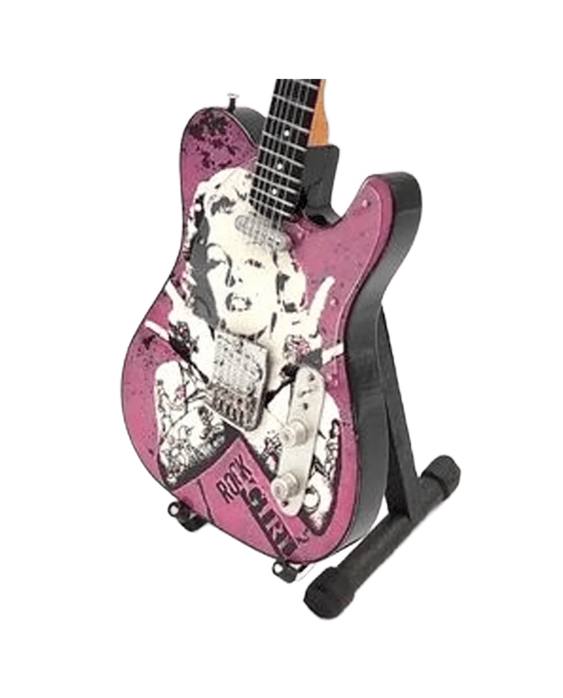 Music Legends - N8167 Mini Guitarra Artesanal de Colección (Años 60)